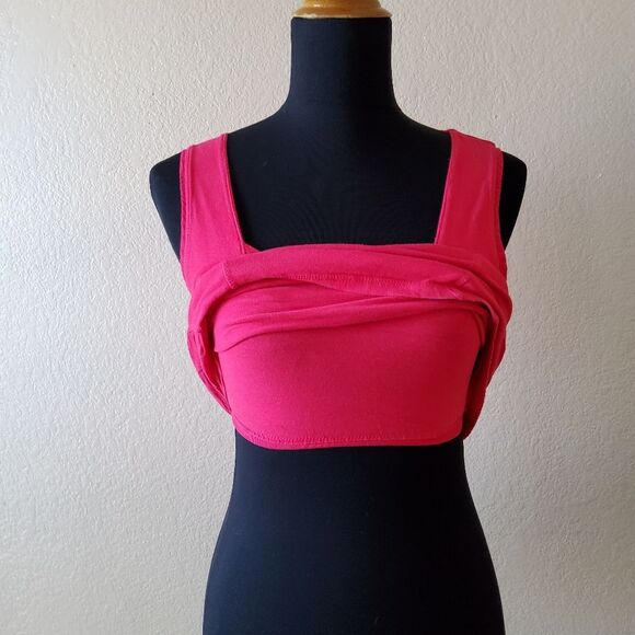 Danskin Now Active Tank with Built-in-bra Size S Red - Picture 4 of 7